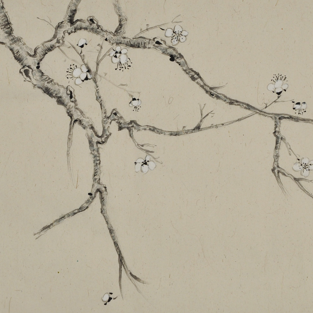 吴门禅意 纯手绘禅意梅花国画 客厅茶室卧室挂画装饰画 一剪梅