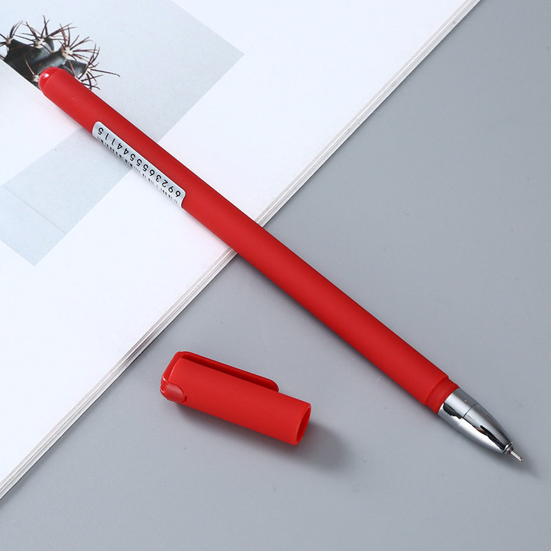 天卓30826纤细优品中性笔038mm全针管学生水笔简约碳素笔签字笔