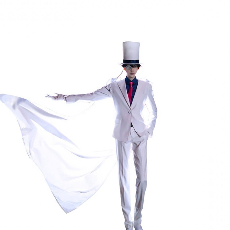 怪盗基德衣服cos服装成人儿童动漫侦探柯南cosplay男装