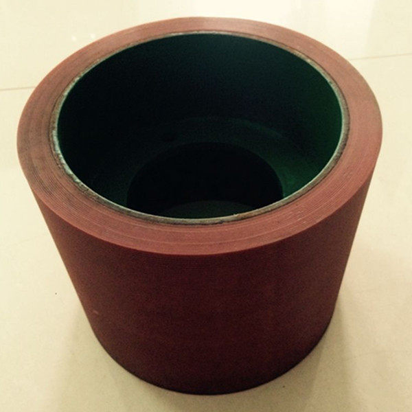 7寸第四代红色高耐磨砻谷机胶辊 碾米机胶辊 178型砻谷机专用胶辊