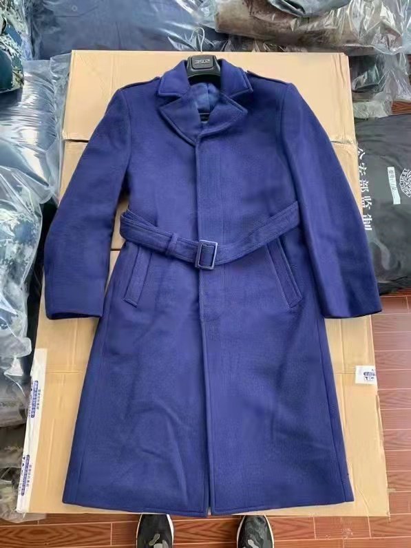 大衣正品校尉羊毛呢子干部风衣冬季中长长裤风衣