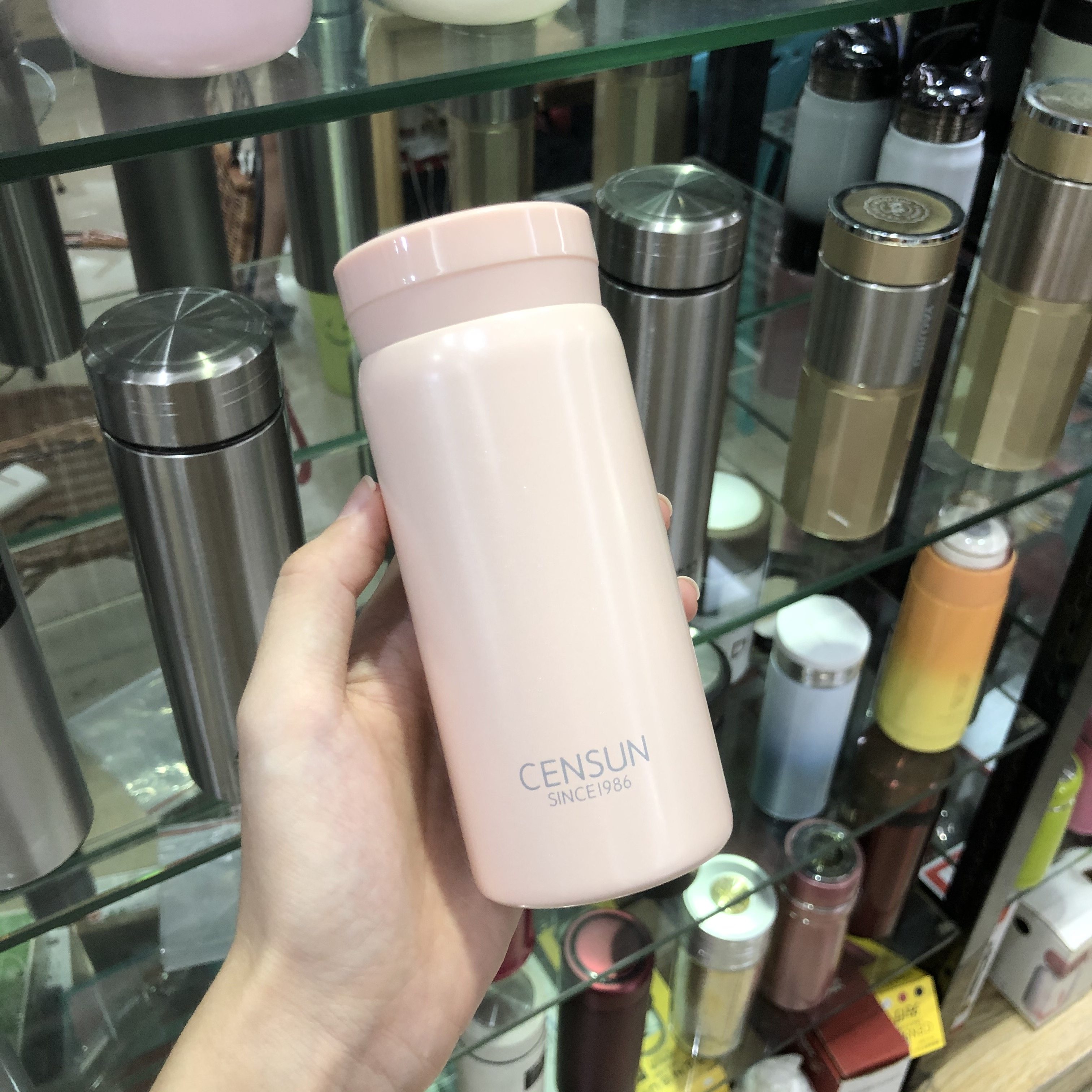 先行秀丽保温杯容量小号迷你水杯女士便携精致保温杯