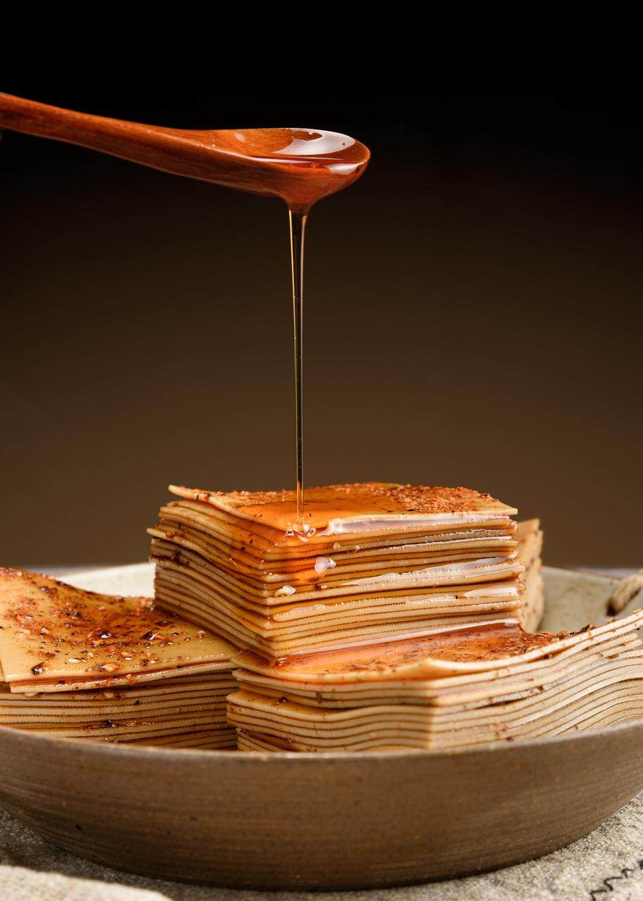 豆腐皮四川麻辣五香145克盒装礼品盒礼品豆腐干遂宁豆腐干