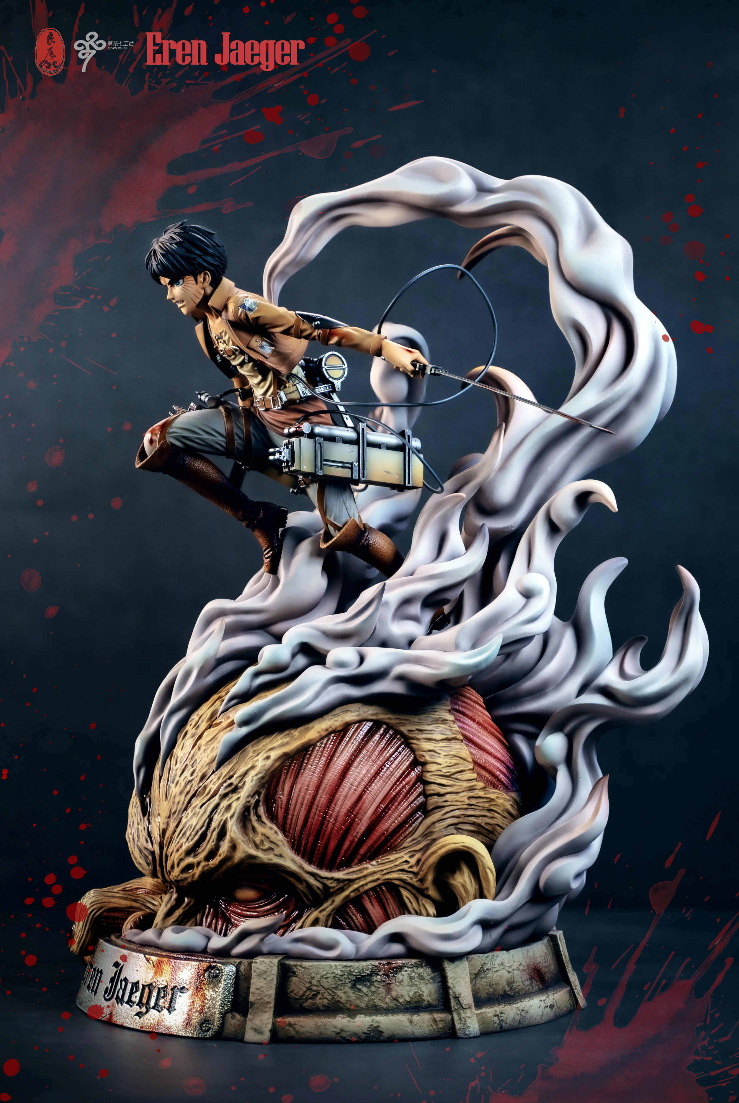 艾伦手办gk限量阿南叁弹巨人lc良辰雕像手办