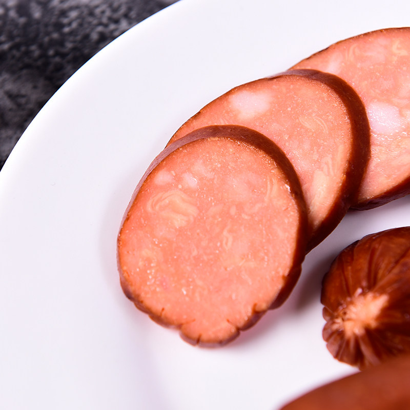 龙大果木烤火火腿肠400g包装即食肠类