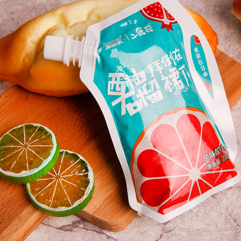 思尔西柚石榴风味酸牛奶200g低温奶