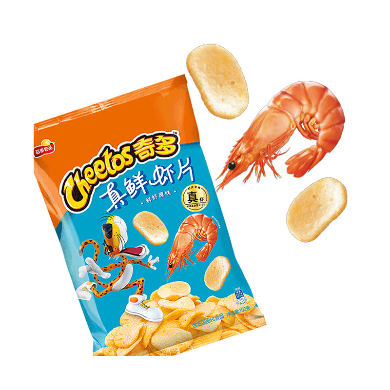 奇多真鲜虾片原味102g袋