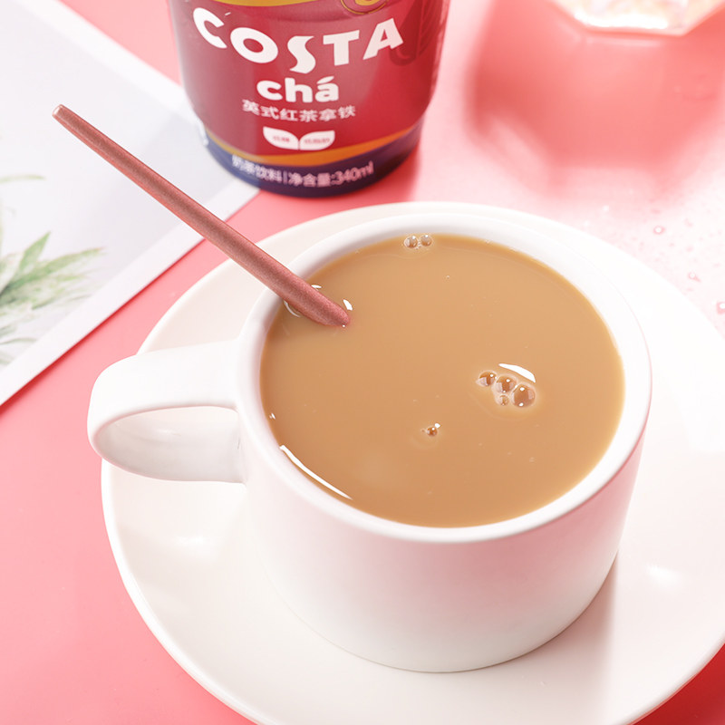 costa英式红茶拿铁340ml咖啡饮料低糖速溶混合即饮咖啡