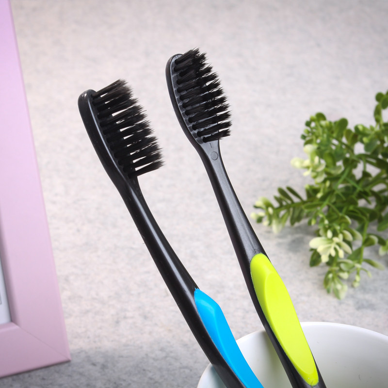 乐益炭黑刷丝牙刷b534支牙刷