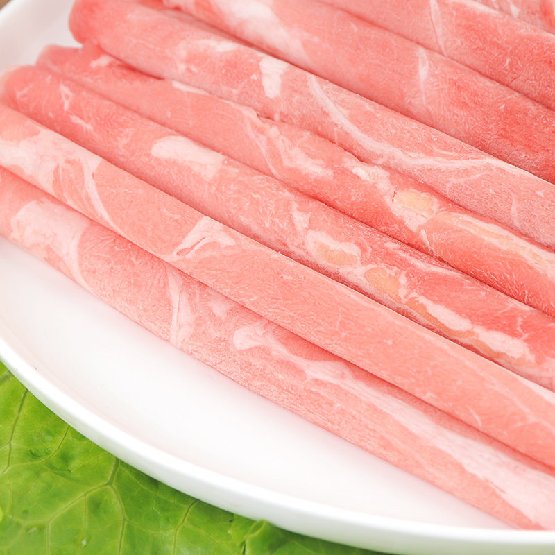 东方港湾东方港湾肥牛肉片500g食品新鲜肥瘦相间牛肉卷