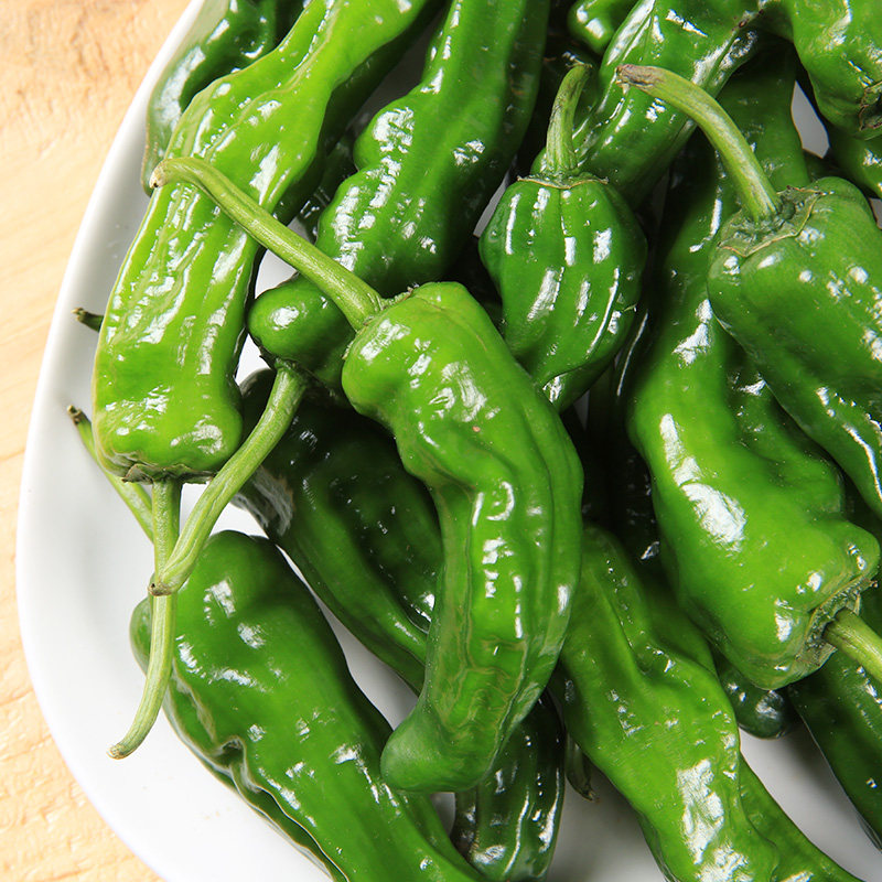 小皱皮椒200g青椒蔬菜新鲜入口清新辣椒辣椒