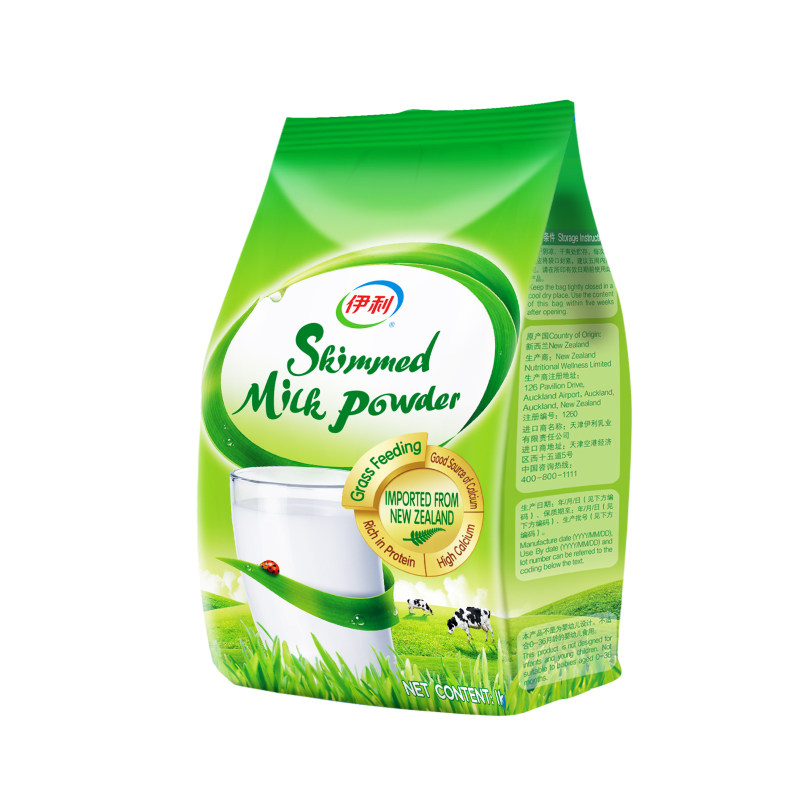 新西兰进口伊利脱脂奶粉1千克袋
