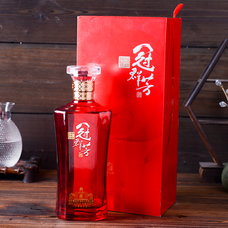 52度冠群芳典藏2009500ml盒