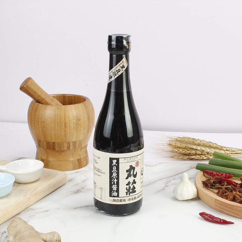 丸庄黑豆原汁酱油480ml酱油