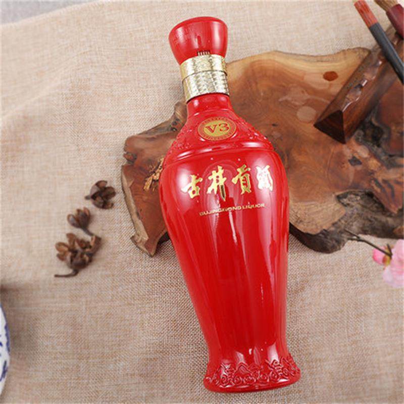 50度古井贡酒红运v3500ml盒白酒