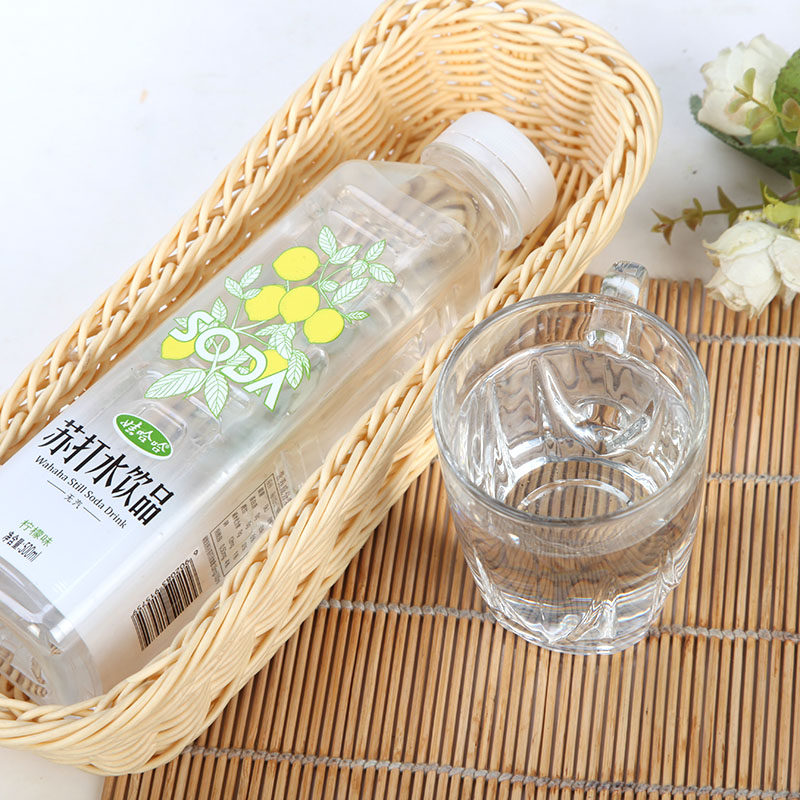 娃哈哈苏打水柠檬500ml饮用水