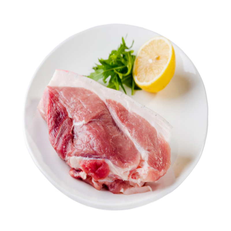 优质带皮后腿肉300g/盒