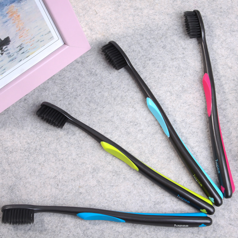 乐益炭黑刷丝牙刷b534支牙刷