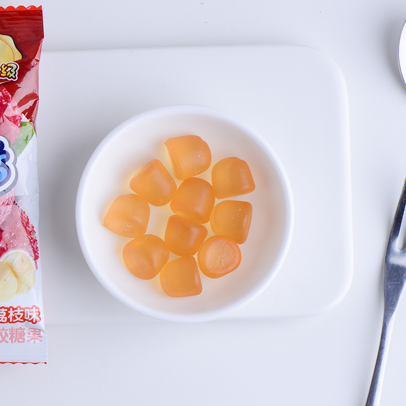 携带旺仔qq荔枝20克袋旺糖果办公室零食方便糖果