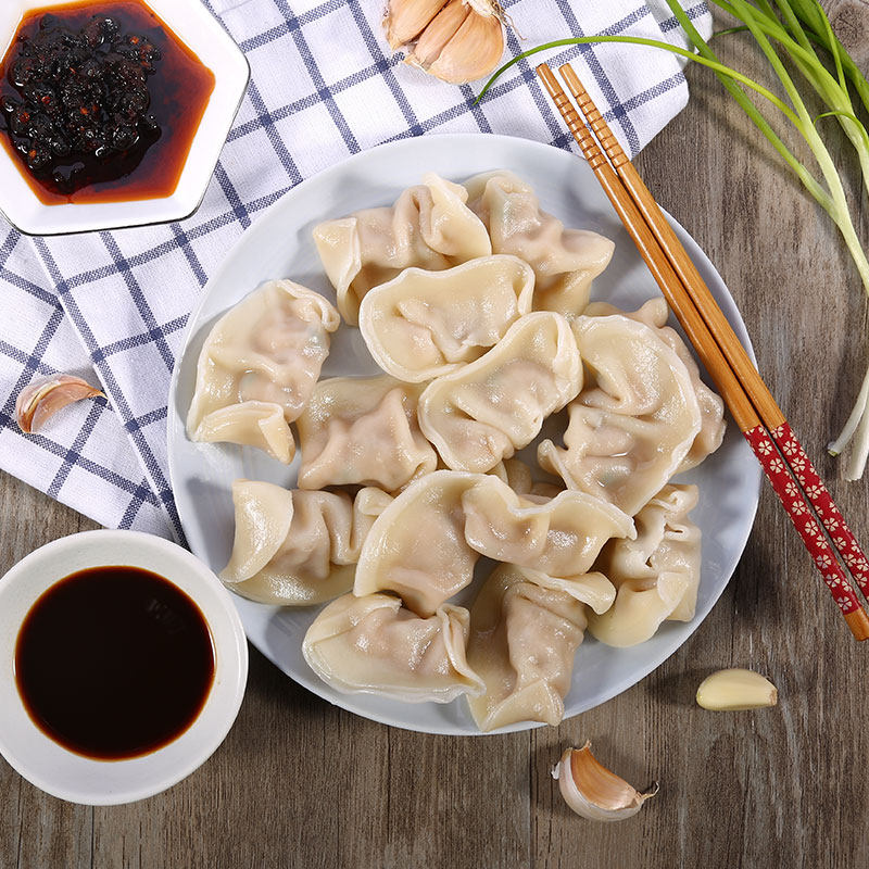 五丰高汤芹菜猪肉水饺饺子720克水饺