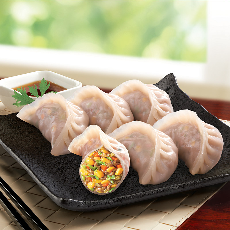 cp玉米蔬菜猪肉蒸饺460克水饺