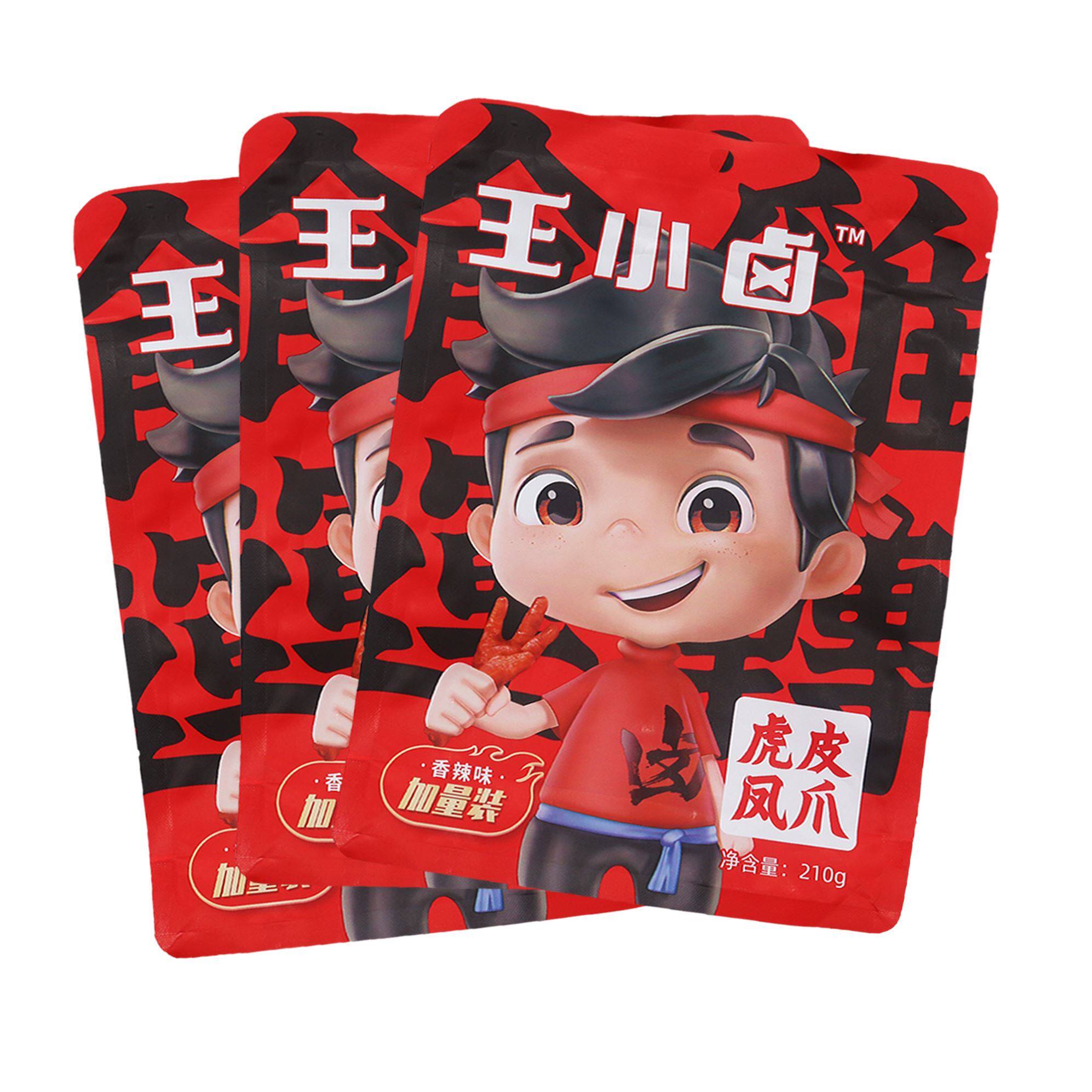 王小虎皮凤爪香辣辣味210g鸡肉零食