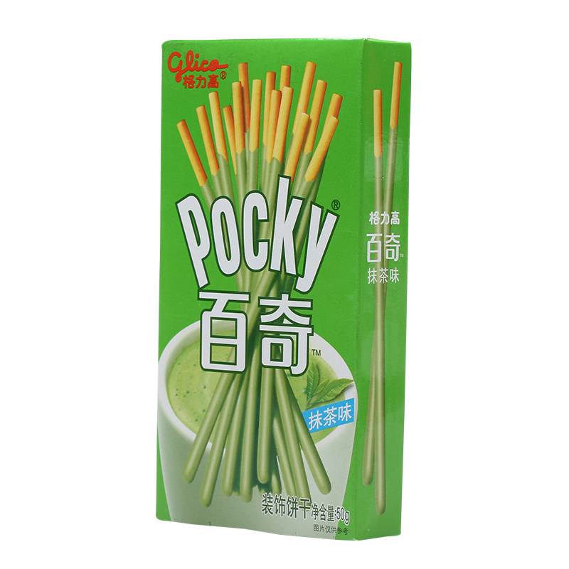 格力高 百奇装饰饼干(抹茶味) 50g/盒