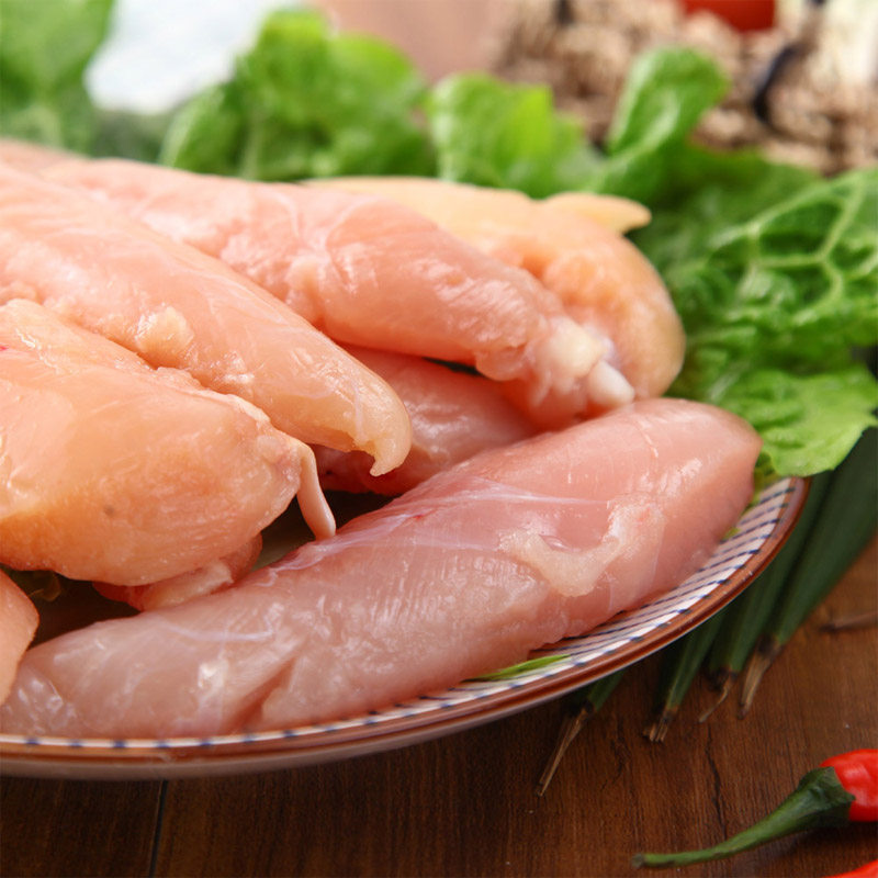 泰森单冻鸡冻鸡里脊500g生鸡肉