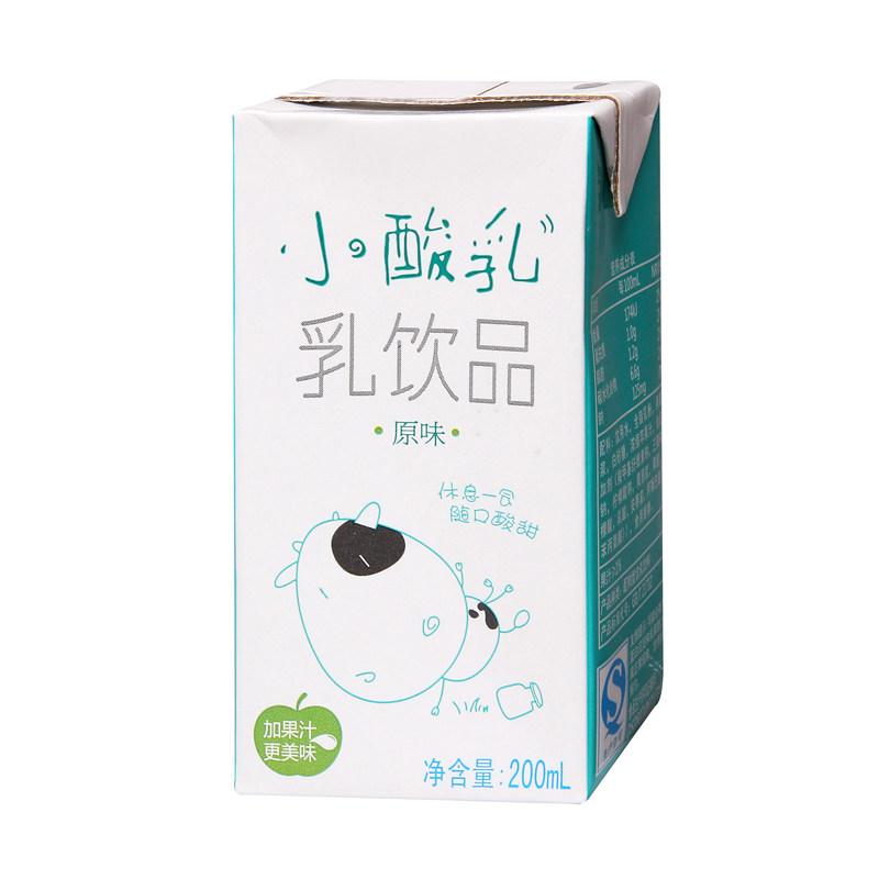 长富酸乳饮品饮料原味200ml16盒酸奶