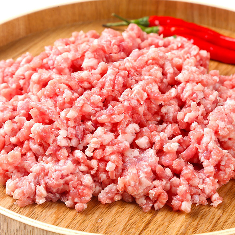 鲜精猪肉肉馅瘦肉300g生猪肉
