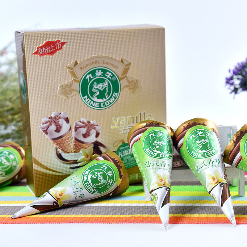 九头牛法式香草雪糕330克/盒