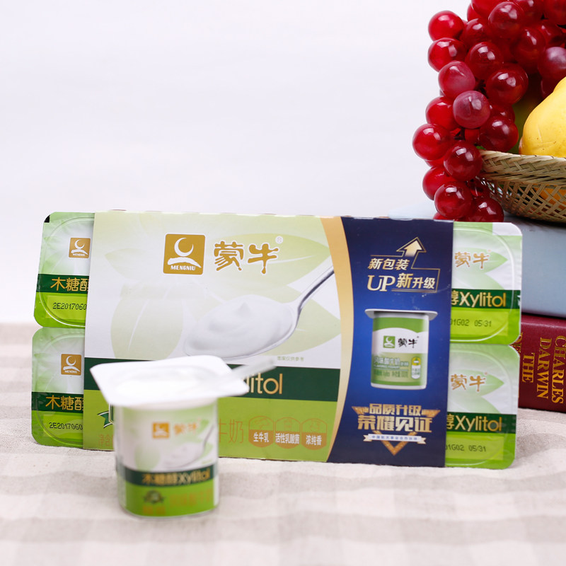 蒙牛木糖风味酸牛奶老酸奶奶香浓浓郁新鲜精选低温奶