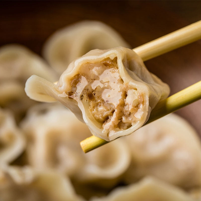 湾仔冬菇鸡肉水饺饺子1000g家庭水饺