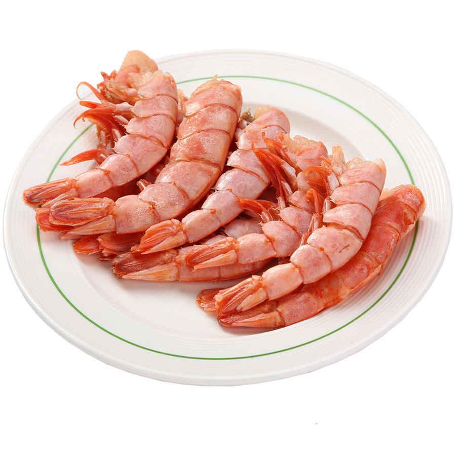 阿根廷去头红虾16-20头500g称重冻虾