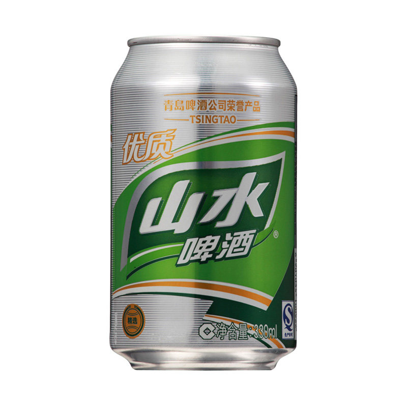 青岛山水啤酒8度330ml6罐新老包装随机发货啤酒