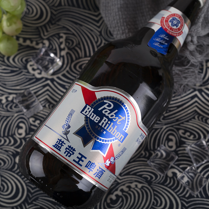 蓝带王啤酒啤酒946ml酒花啤酒花绿色金牌原装珍藏啤酒