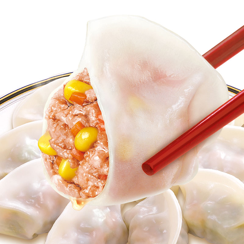 海霸霸王珍猪玉米猪肉水饺600g速食儿童早餐其它生肉制品