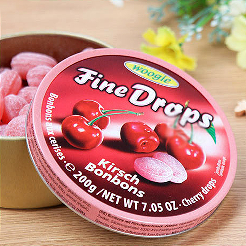 woogie樱桃糖果200g零食传统糖果