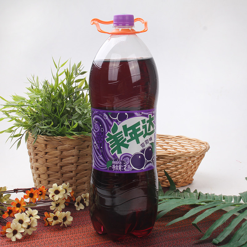 美年达葡萄2l碳酸饮料饮品汽水碳酸饮料