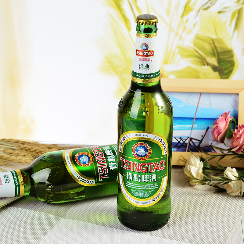 特制口感醇厚 陈年原装 瓶青岛啤酒经典 青岛优质啤酒600ml