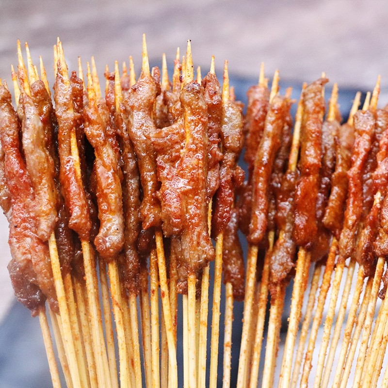 牛肉小串风味铁板铁板烧烧烤食材生冷冻夺命网红牛丸