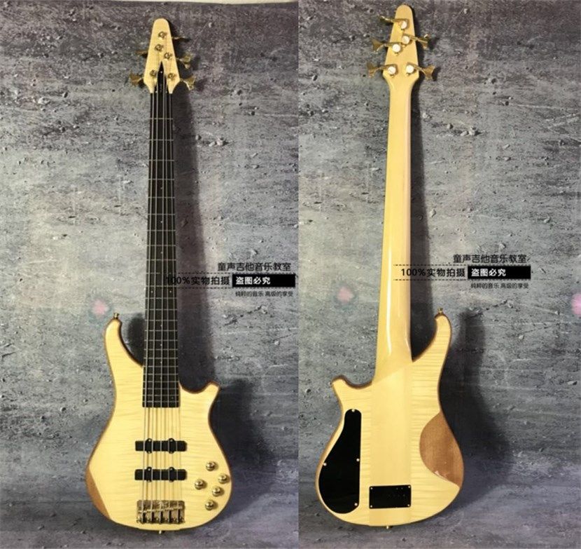 同款beyond黄家强91live冷雨雨夜tunezi35贝斯实木贝司电贝司