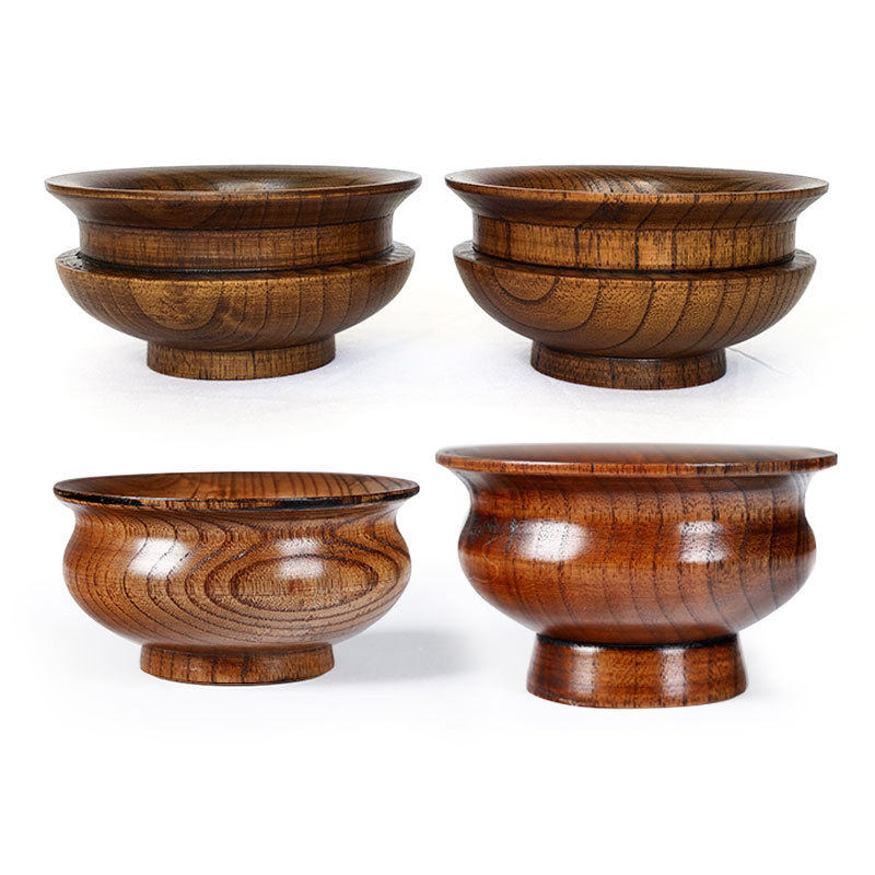 订制创意蒙古奶茶茶碗一等品藏族木碗圆形酥油碗