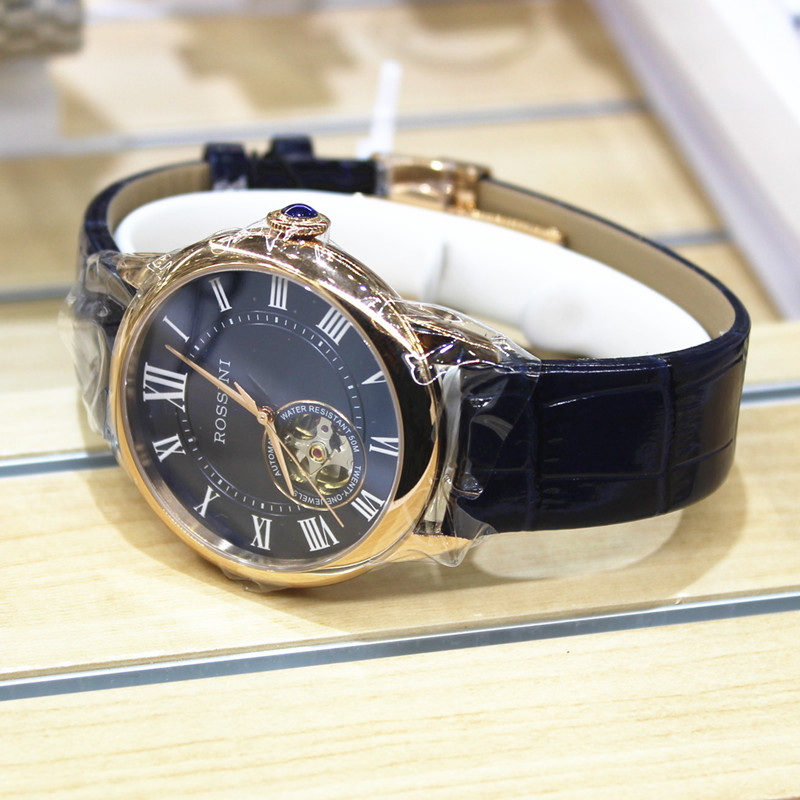 罗西尼新款自动自动机机械表男表5901专柜正品防水国产腕表