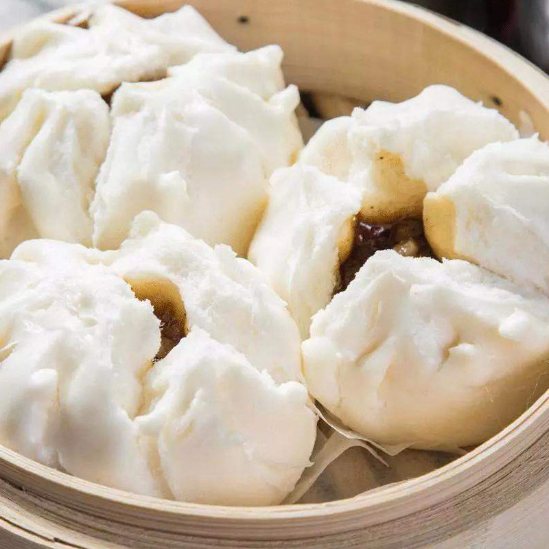 利口福开口叉烧烧包广式早茶港式点心速冻早餐包点
