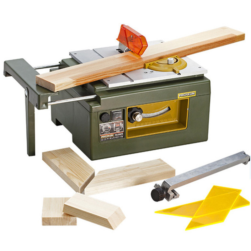迷你proxxon小型diy木工台锯多功能电动工具no27070电圆锯