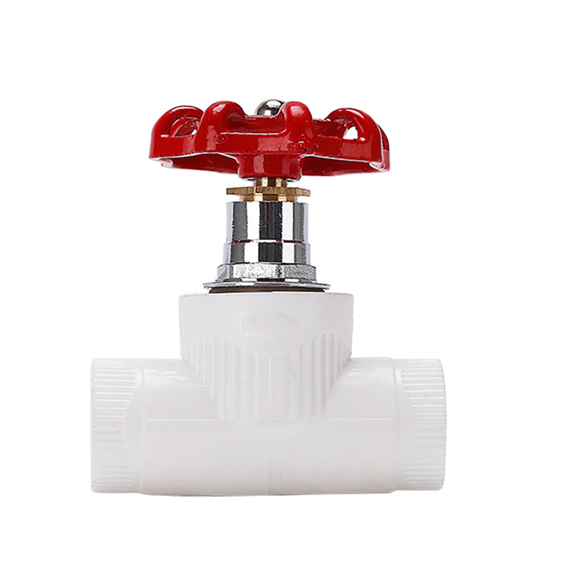 ppr升降式铜截止阀110ppr管材水管配件热水管件ppr管