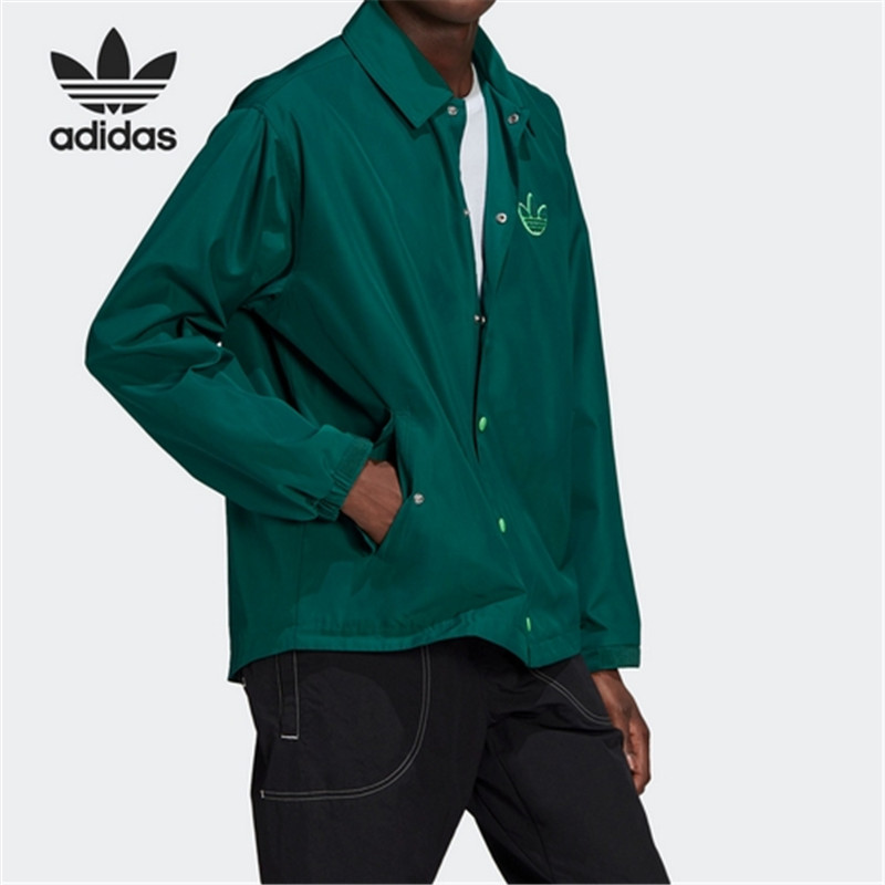 adidas三叶草男款魔术宽松防风夹克外套h36282h09394运动茄克