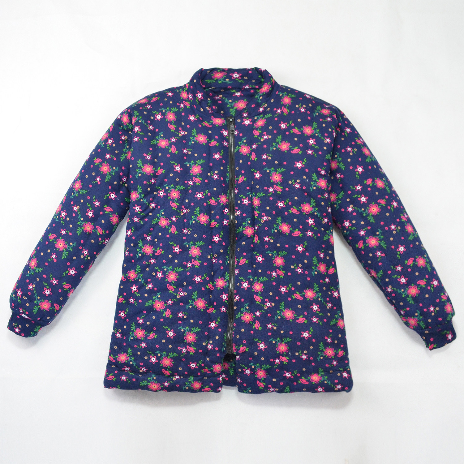 冬季纯手工棉花棉袄女成人加厚保暖居家服修身内穿中老年棉服外套