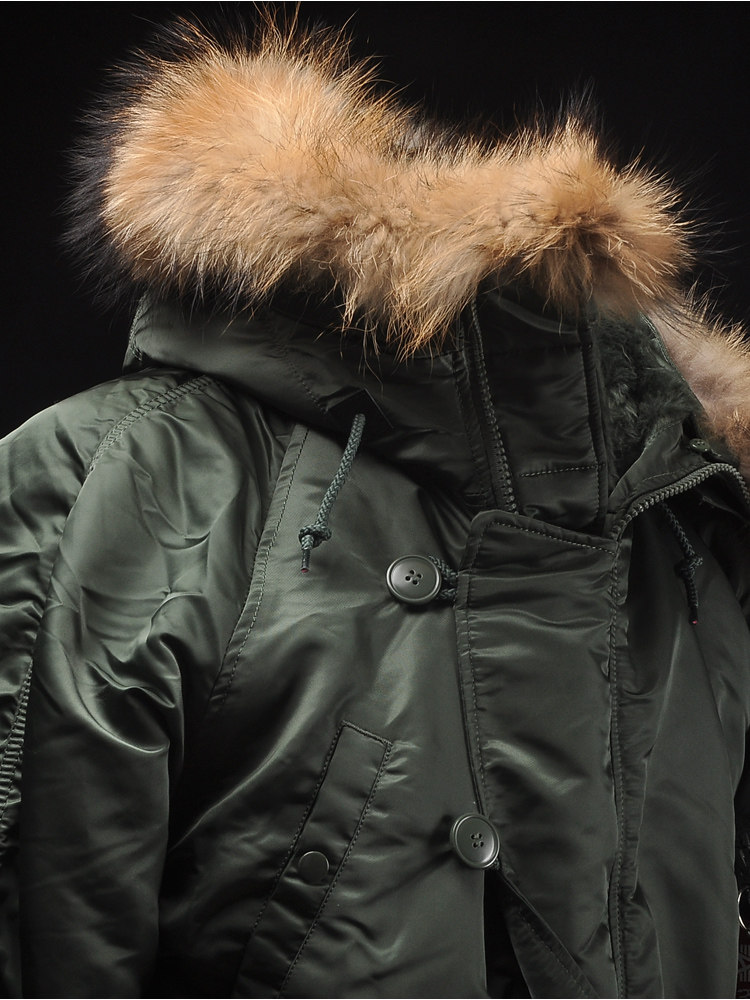 鹰爪行动n3b极地防寒棉服派克大衣冬季加厚中长军迷大衣